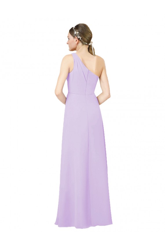 Purchase Soft Chiffon Sheath Long Sleeveless Formal Evening Dress
