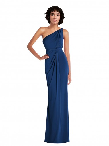 Purchase Spandex Sheath Long Sleeveless Semi Formal Evening Dress